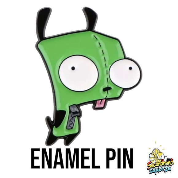 Nickelodeon Accessories - Invader Zim Gir Enamel Pin